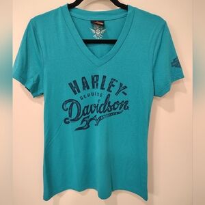 Harley-Davidson Orlando Blue V-Neck Tee